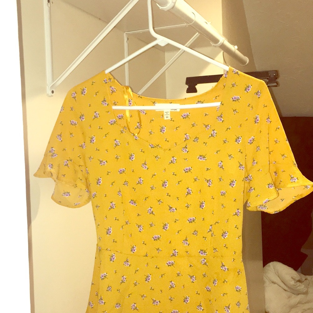 Scoopneck Floral Print blouse//Monteau